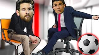 ФУТБОЛ на СТУЛЬЯХ Роналдо VS Месси