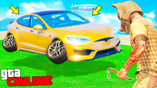 GTA 5 - УКРАЛ ЗОЛОТУЮ TESLA С АВТОПИЛОТОМ ! УГНАЛ САМУЮ БЫСТРУЮ ТЕСЛУ ! - БИТВА ВОРОВ В ГТА 5 ОНЛАЙН